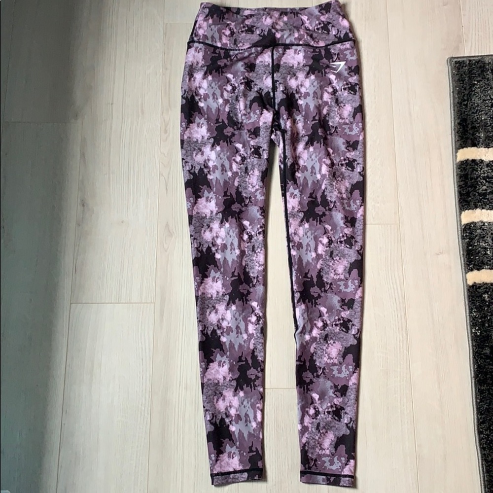 Pink Camo Gymshark Leggings
